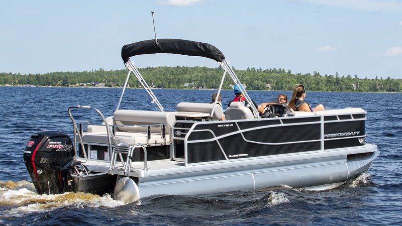 Princecraft Boats  2022 Princecraft Vectra 21 Sport Pontoon Boat in Grey Photo